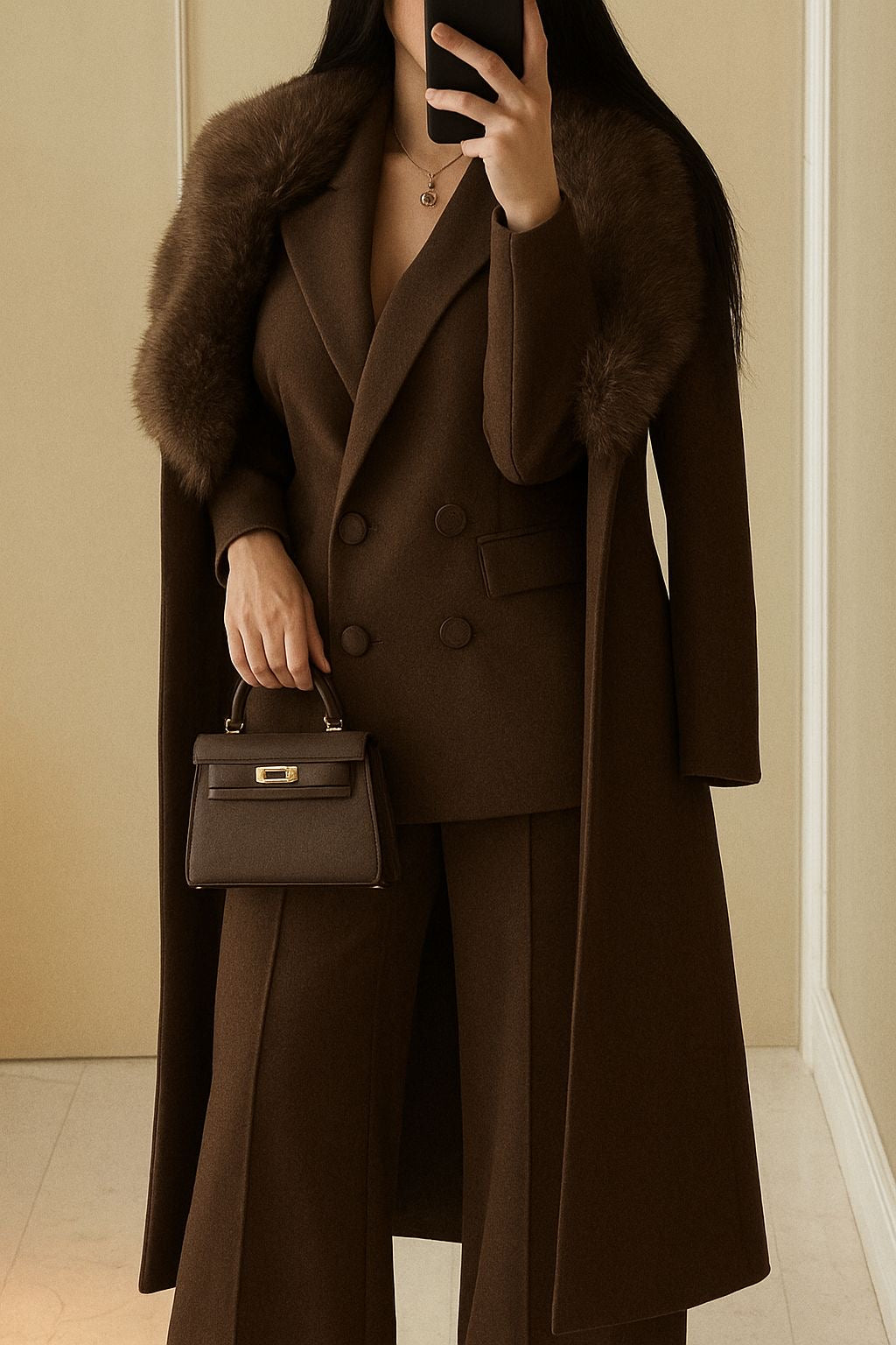 Coordinato Cappotto e Tailleur ( Giacca+Pantalone) Made in Italy 🇮🇹