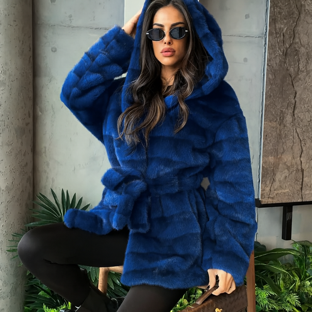 Eco-pelliccia Klasi foderata, Made in Italy