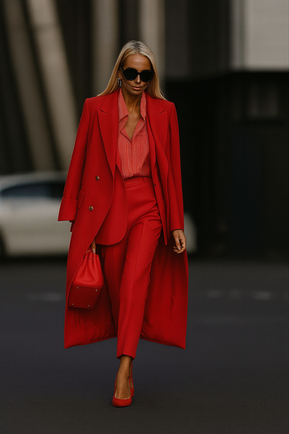 Set 3 pezzi Cappotto + Giacca + Pantaloni