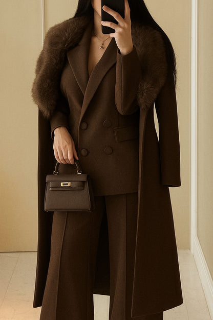 Coordinato Cappotto e Tailleur ( Giacca+Pantalone) Made in Italy 🇮🇹