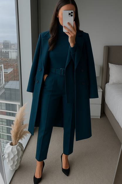 Coordinato trilly cappotto e tailleur (Giacca e pantaloni)