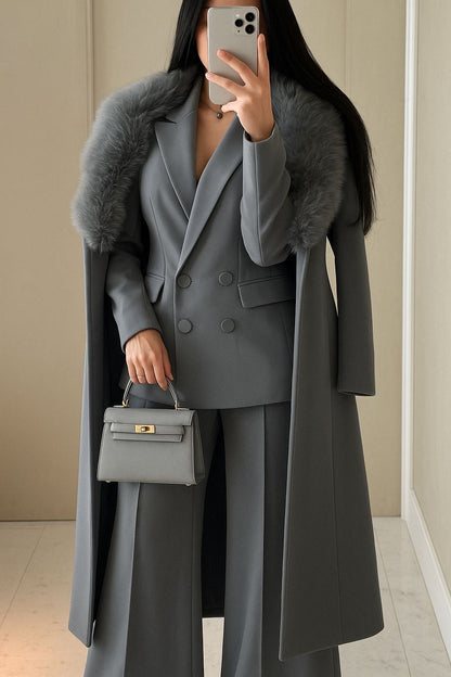 Coordinato Cappotto e Tailleur ( Giacca+Pantalone) Made in Italy 🇮🇹