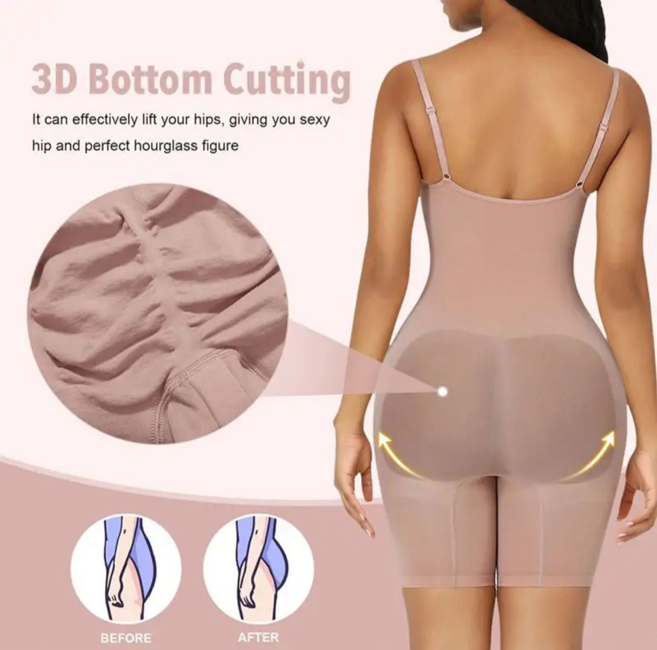 Migliora la tua figura con il nostro body snellente e push up. Riduce il girovita, solleva il seno e i glutei per una silhouette perfetta. Provalo ora e non potrai più farne a meno.