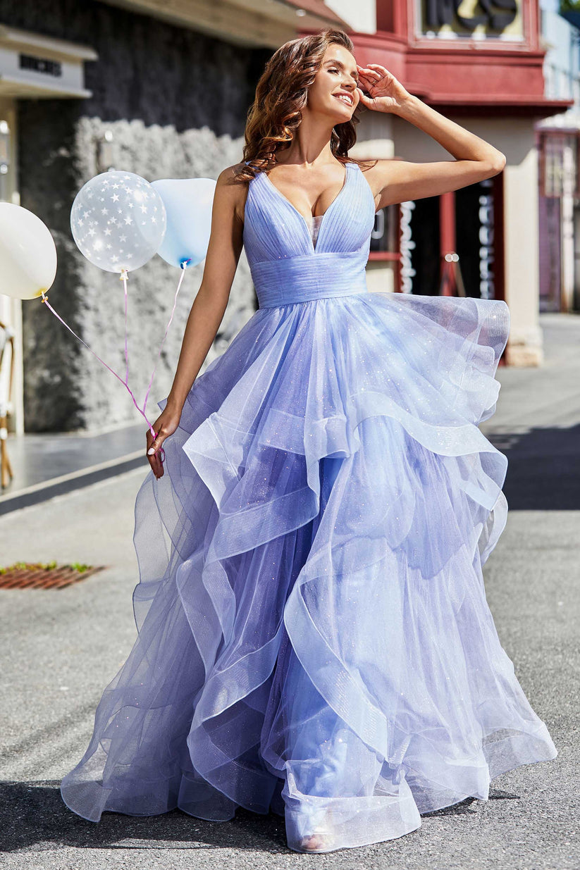 Abito in tulle e organza Made in Italy Taglie 38/58