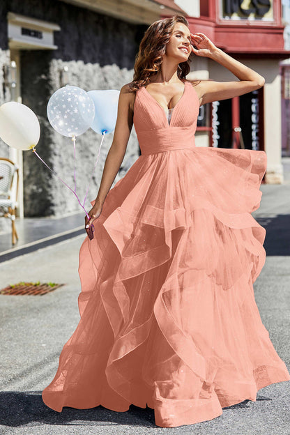 Abito in tulle e organza Made in Italy Taglie 38/58